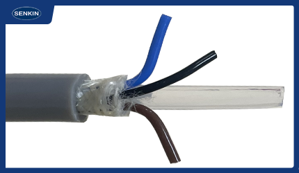 美容领域的“一体化神经中枢”气电复合线缆图示